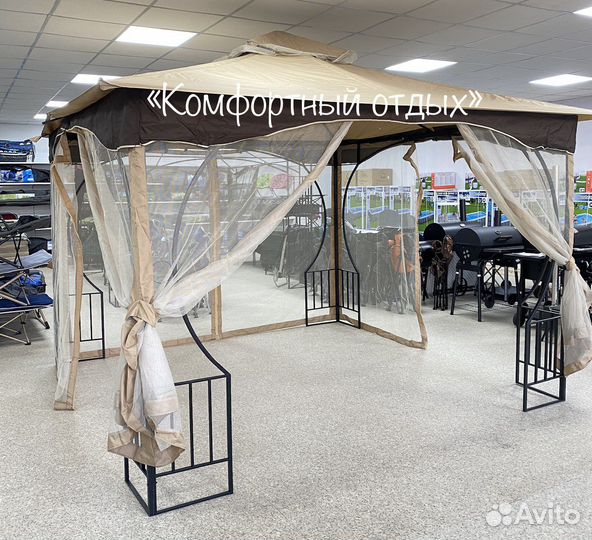 Шатер садовый N20 XF-HP 03 с сеткой 300х300х275см