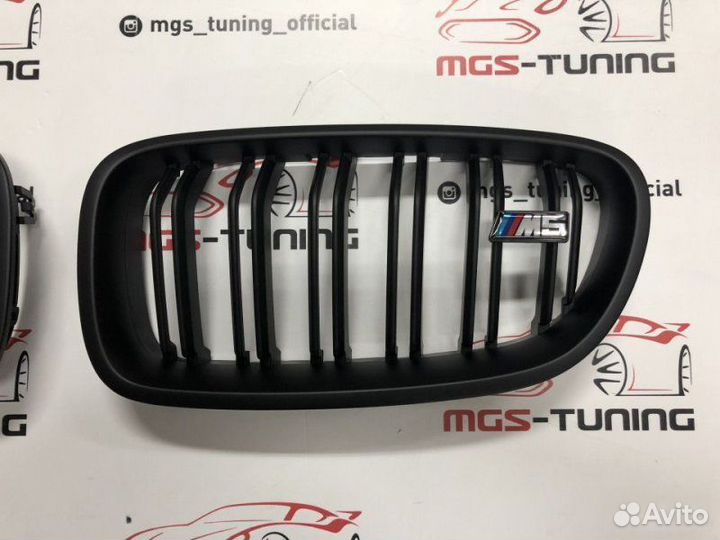 Решетка BMW 5 серии f10 в стиле М5 черная матовая