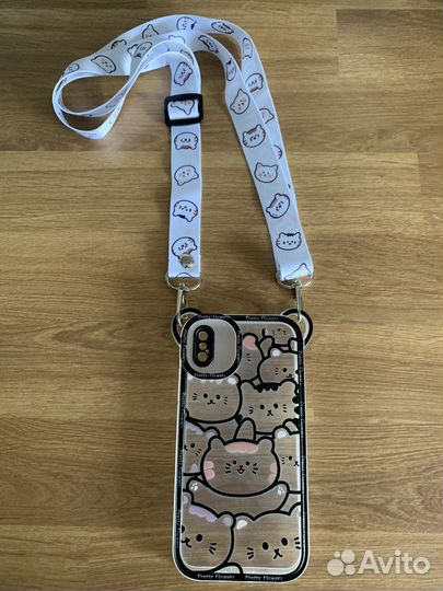 Чехол на iPhone X XS с ремешком