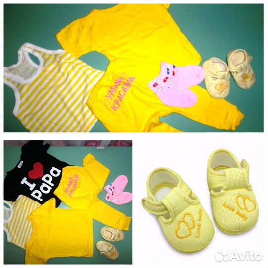 Одежда для девочки 6-24 месяца