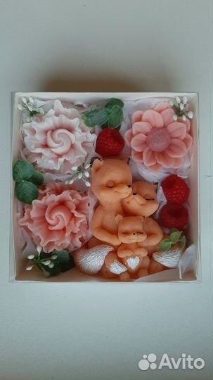 Набор Мыла с Семьёй Лисят