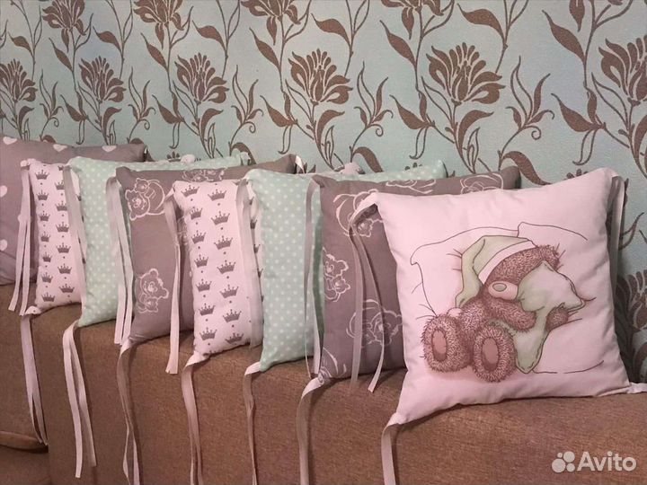 Бортики в детскую кроватку новые