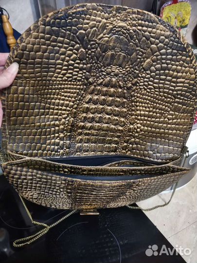 Клатч кожаный ретро