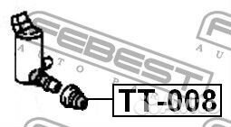 Кольцо уплотнительное мотора омывателя TT008