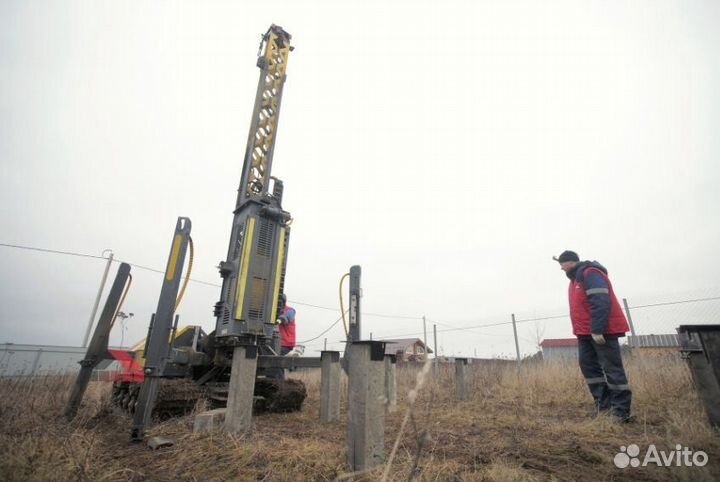 Жб сваи, фундамент на железобетонных сваях