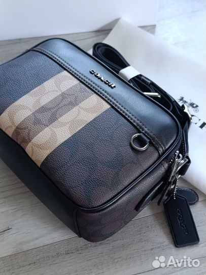 Сумка Coach натуральная кожа