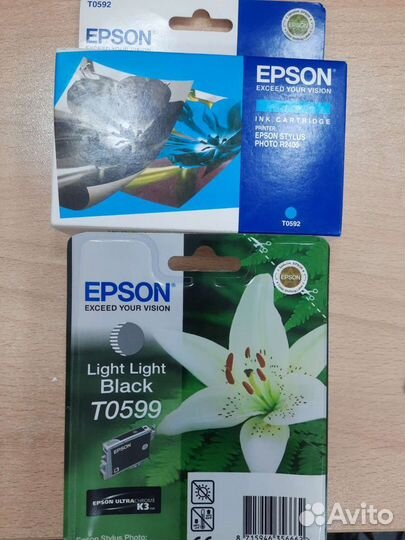 Оригинальные картриджи для струйных принт Epson