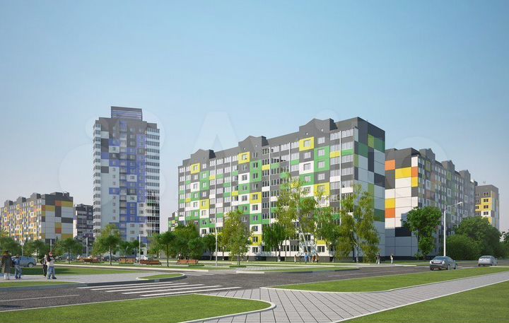 2-к. квартира, 54 м², 1/10 эт.