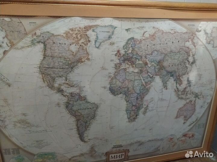 Карта мира на стену бесплатно