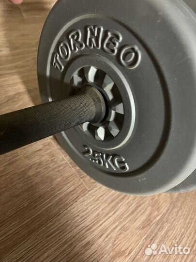 Штанга с блинами