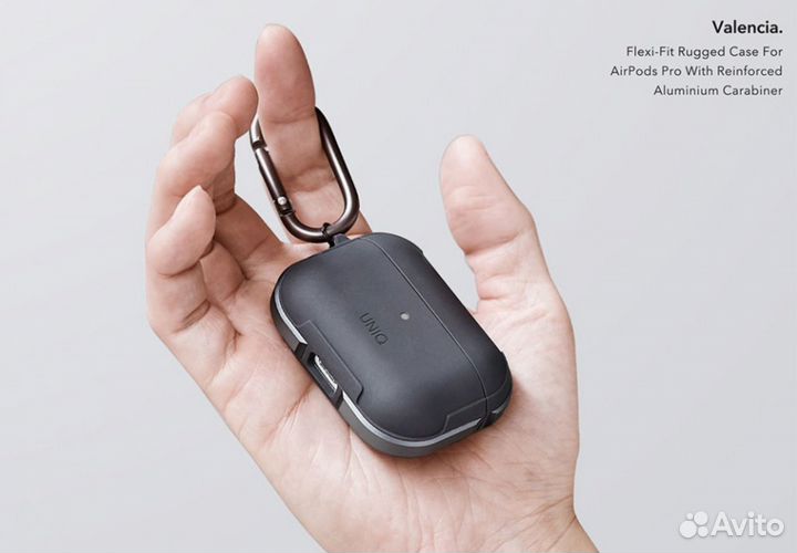 Чехол Uniq с бампером AirPods 3 (Новый, алюминий)