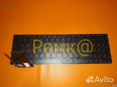 Клавиатура для Asus N551 черная подсветка