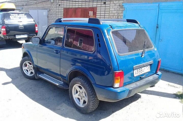 Рейлинги Нива 2121 3 дверная продольные