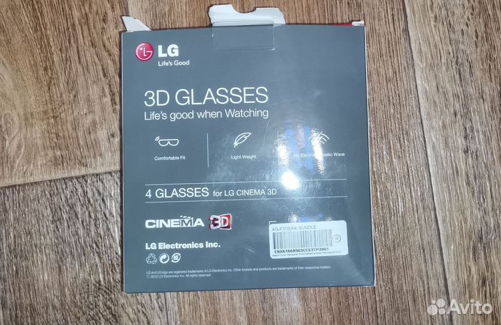 3D очки LG AG-F310