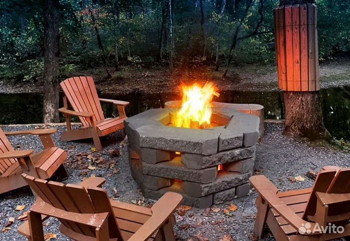 Чаша костровая каменная