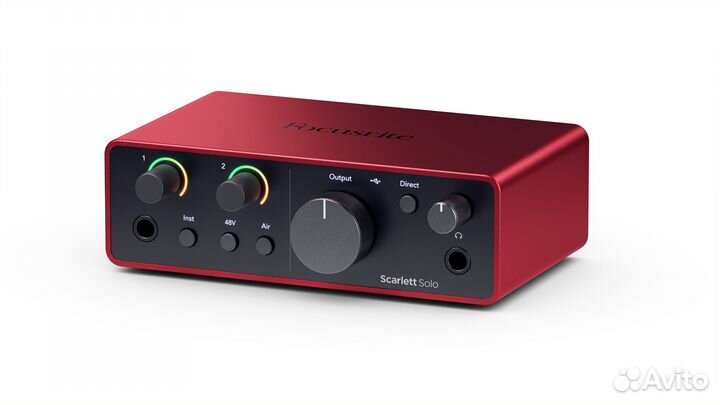 Focusrite Scarlett Solo 4th Gen звуковая карта