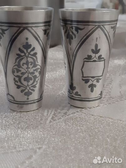 Рюмка Кубачи серебро 875 СССР