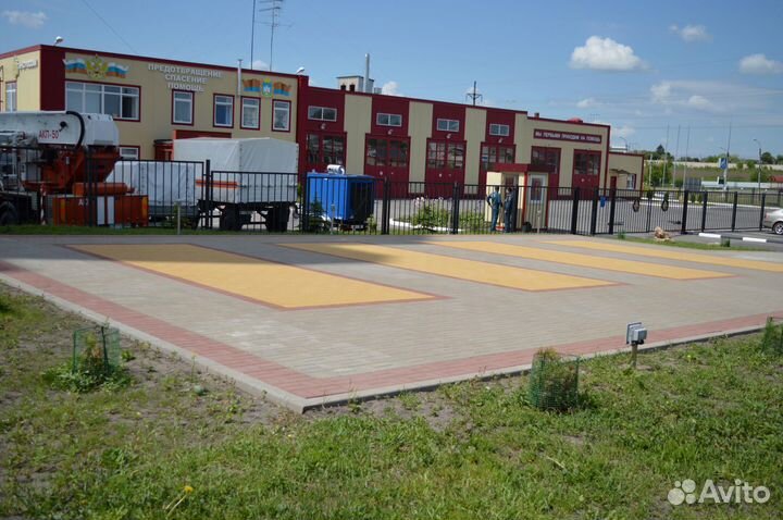 Тротуарная плитка Прямоугольник Лайн Steinrus