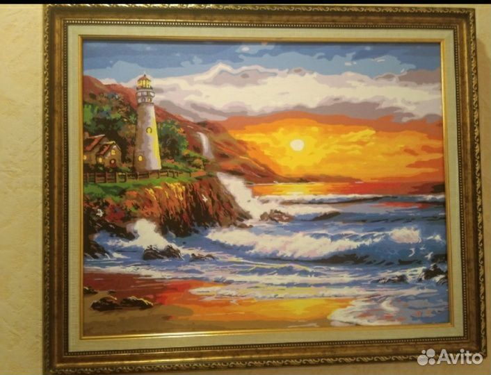 Картины по номерам раскрашенные