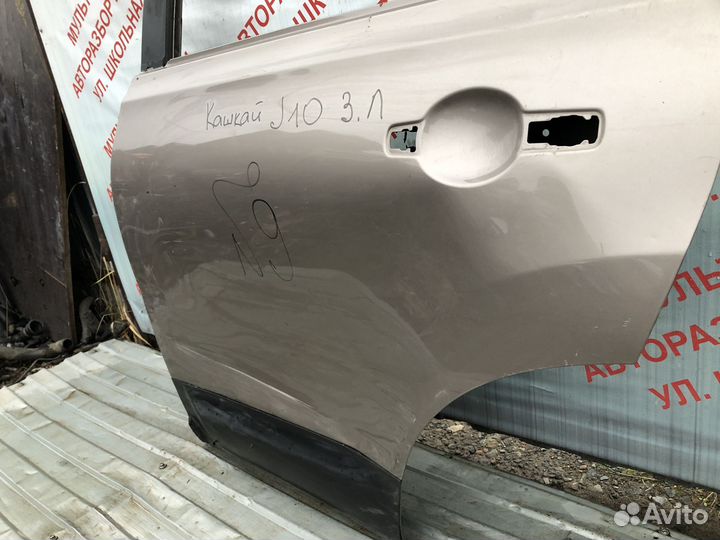 Дверь задняя левая Кашкай J10