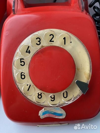 Старый дисковой телефон СССР
