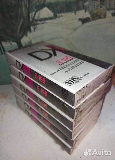 Видеокассеты новые запечатанные