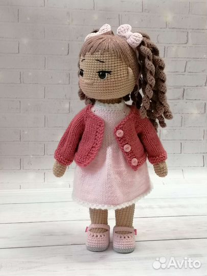 Вязаная кукла ручной работы (на заказ)