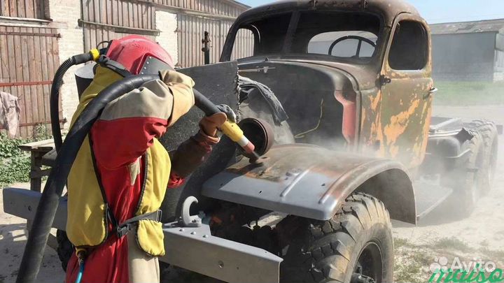 Пескоструйная обработка металла