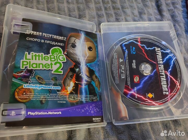 Диск для ps3 Дурная репутация 2