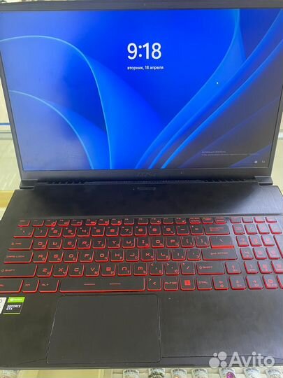 Игровой ноутбук MSI GF75 10SC-083XRU