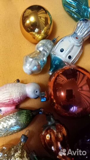Елочные игрушки СССР одним лотом