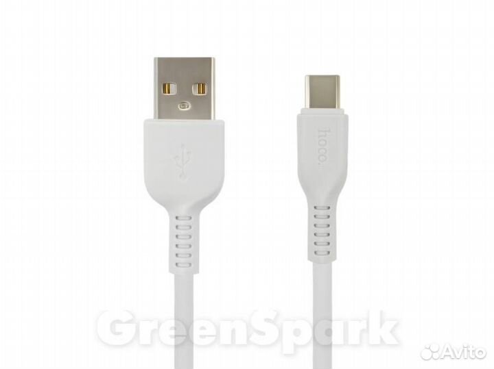 Кабель USB hoco X20 Type-C 1м белый
