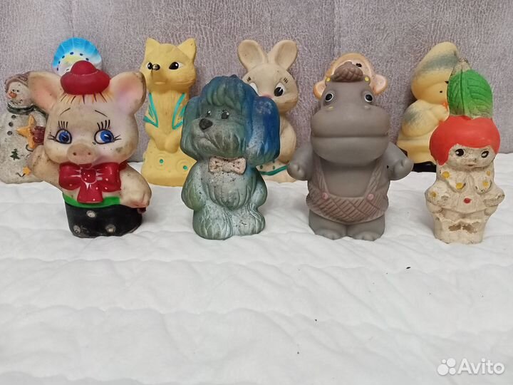 Резиновые игрушки СССР