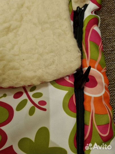 Конверт в коляску Bebe beni овечья шерсть