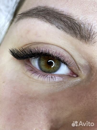 Наращивание ресниц/брови