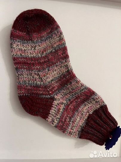 Носочки детские вязаные ручной работы теплые
