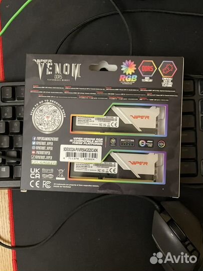 64GB(32x2) DDR5 Patriot Viper Venom 5200Mhz