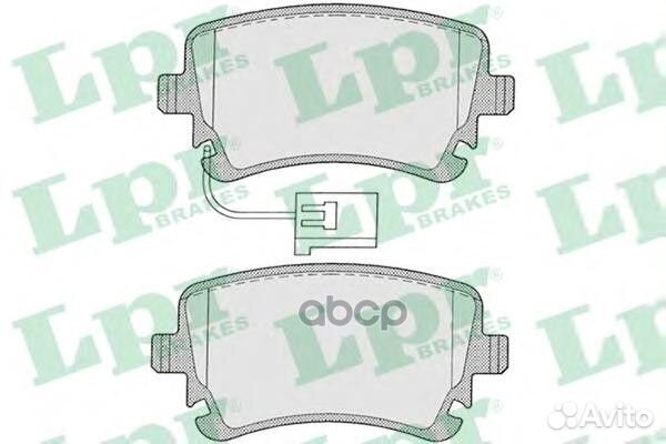 Колодки торм. дисковые 05p1206 Lpr