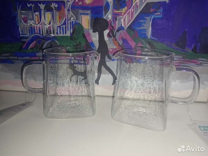 Кувшин для молока, сливок, с квадратным дном