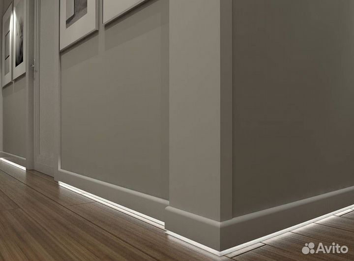 Теневой плинтус 36x16х3000 мм