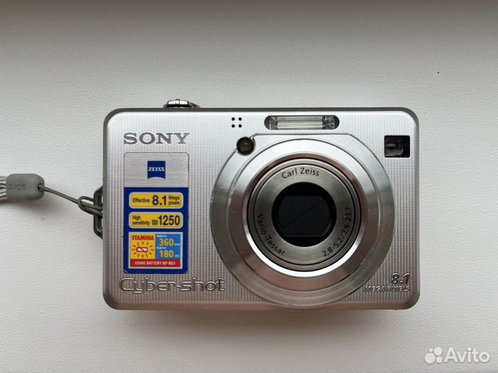 Цифровой фотоаппарат sony DSC-W100