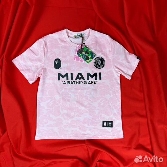 Футболка Bape x inter Miami (3 цвета)