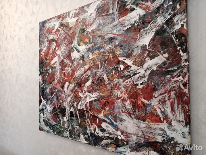 Большая интерьерная картина масло/холст 80*100см