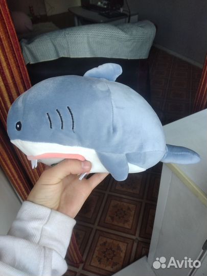 Акула-котик мягкая игрушка