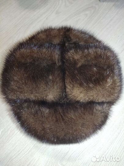 Норковая шапка мужская