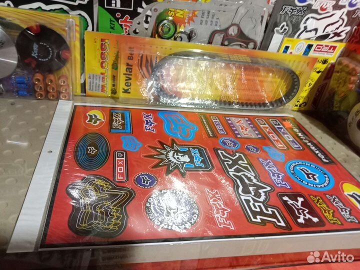 Наклейки fox