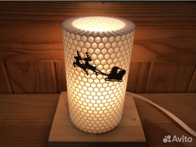 Лампа настольная (Литофания)