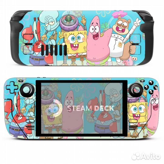 Steam deck защитная наклейка / защитный чехол сет2