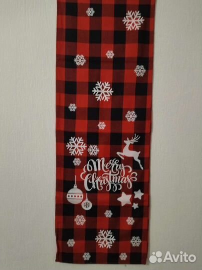 Дорожка (скатерть) на стол новогодняя