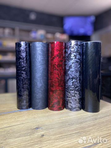 Виниловая пленка под кованный карбон